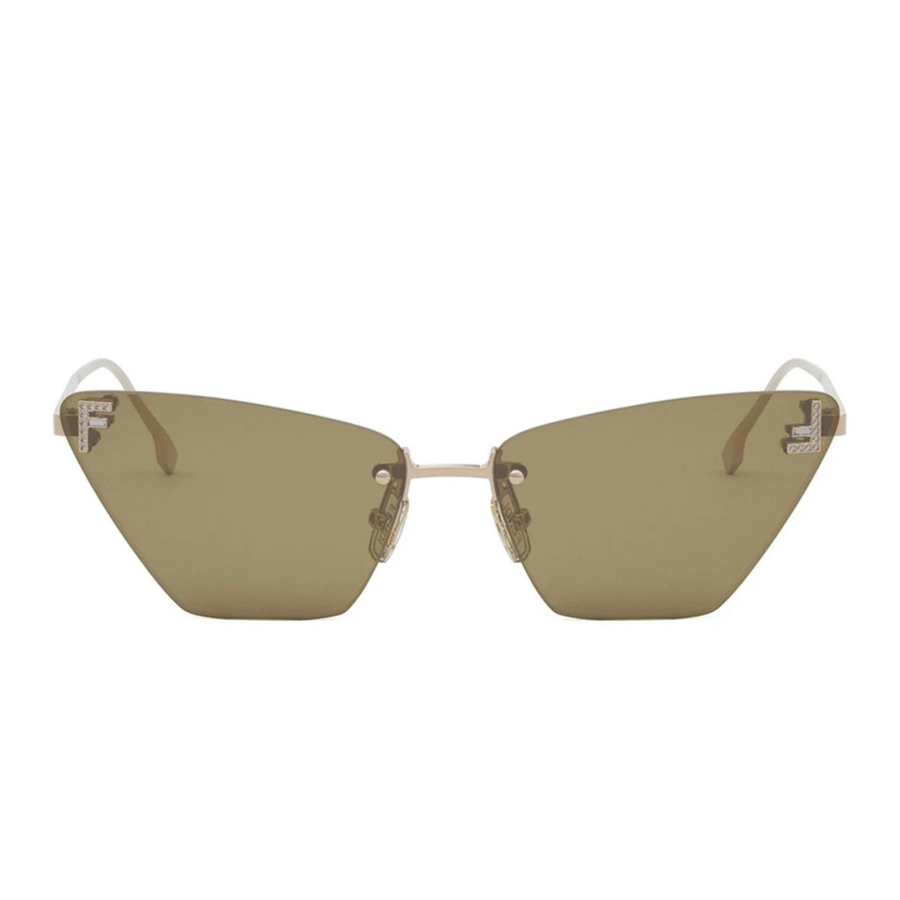 Fendi Women's Yellow Sunglasses, 57 Mm, First Crystal Sunglasses