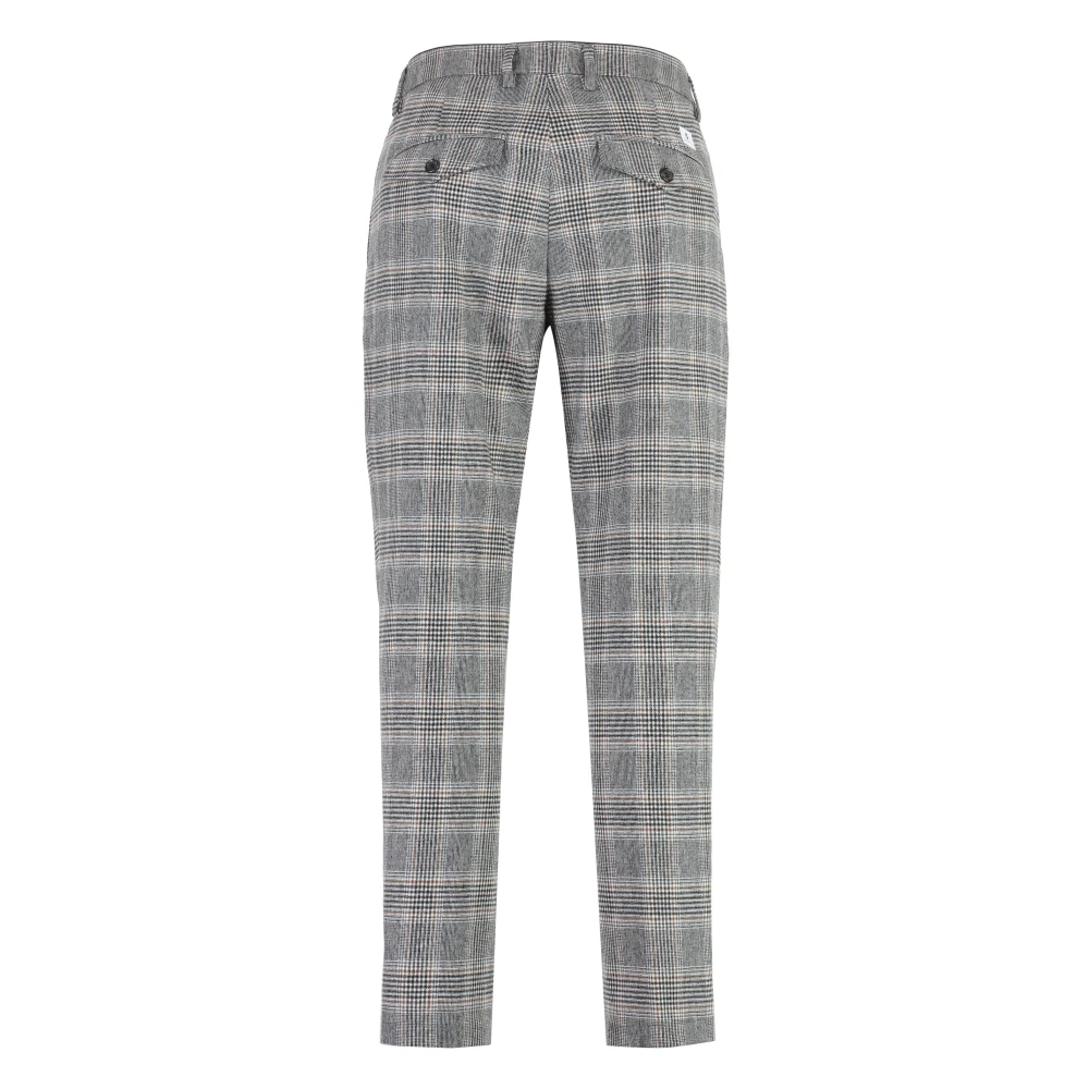 Department Five Chino Broek in wolmix Gray Heren