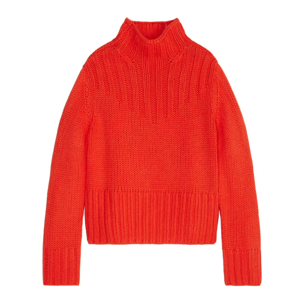 Marc O'Polo Relaxte gebreide trui Red Dames