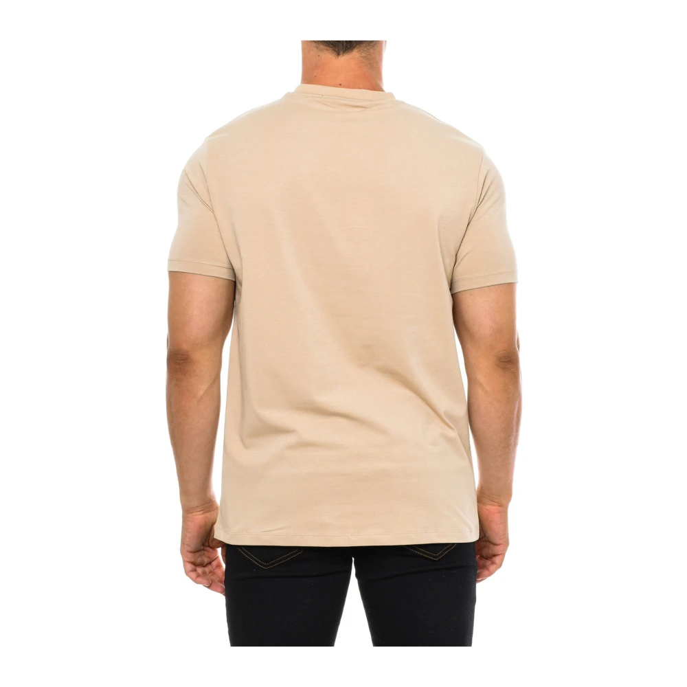 Karl Lagerfeld Klassieke stijl T-shirt met korte mouwen Beige Heren