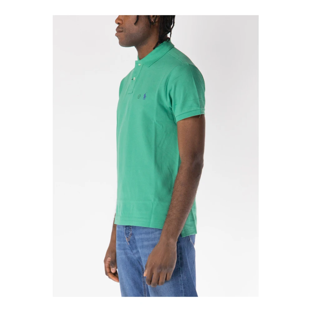 Polo Ralph Lauren Polo T-shirt met geborduurd logo Green Heren