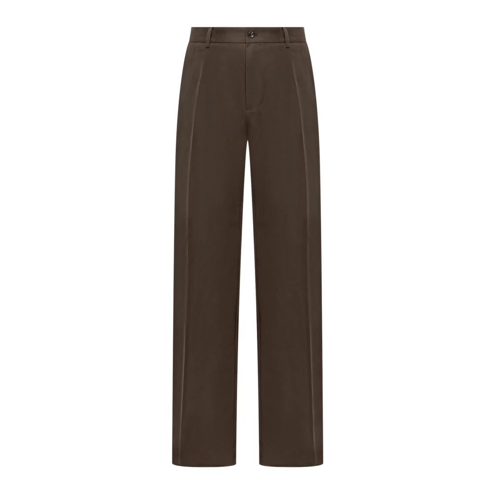 Dolce & Gabbana Straight Trousers Brown Heren