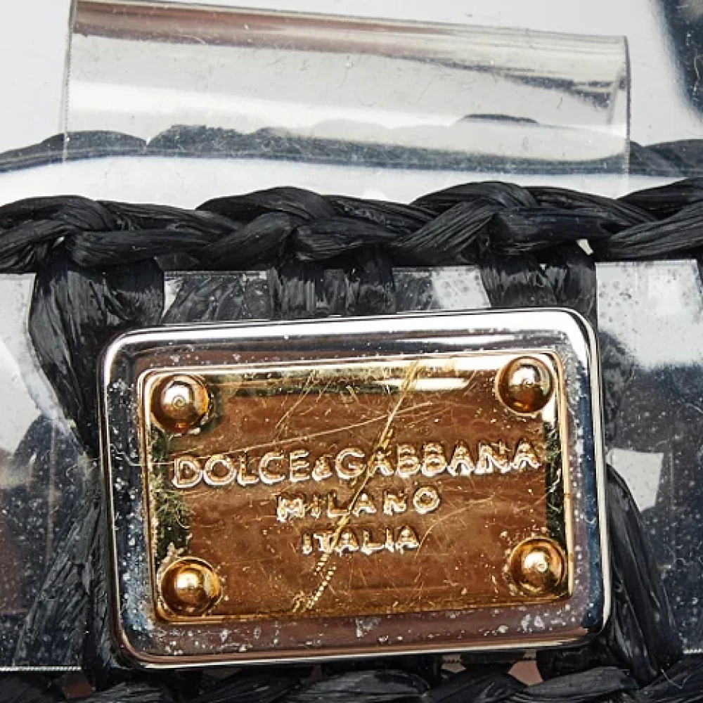 Dolce & Gabbana Pre-owned Fabric belts White Dames