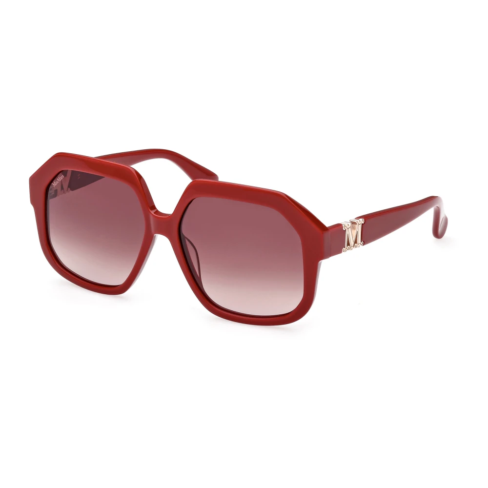 Max Mara Sunglasses Röd Dam