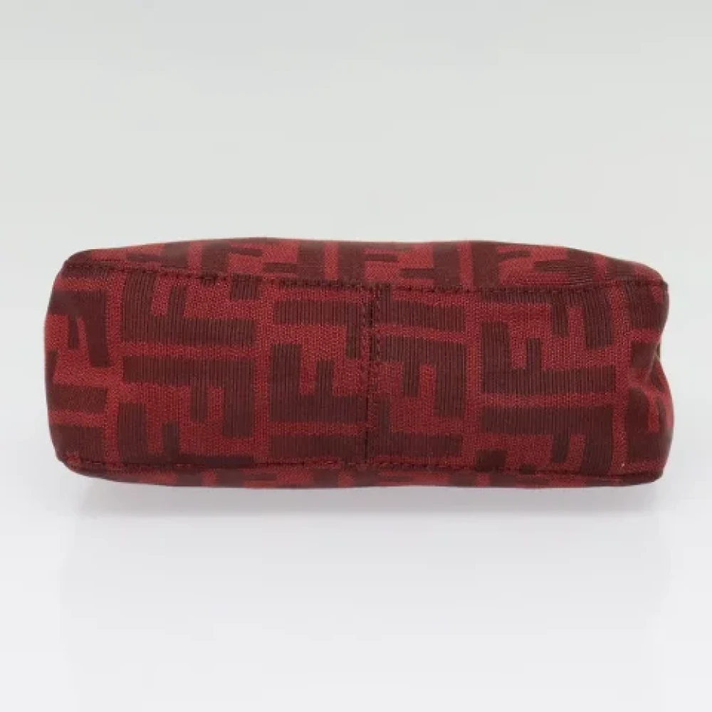 Fendi Vintage Pre-owned Canvas pouches Red Dames