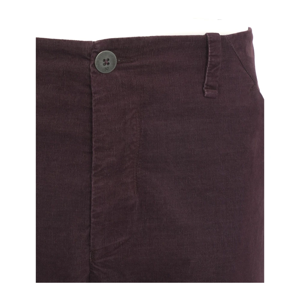 Transit Rode Broek Aw24 Red Heren