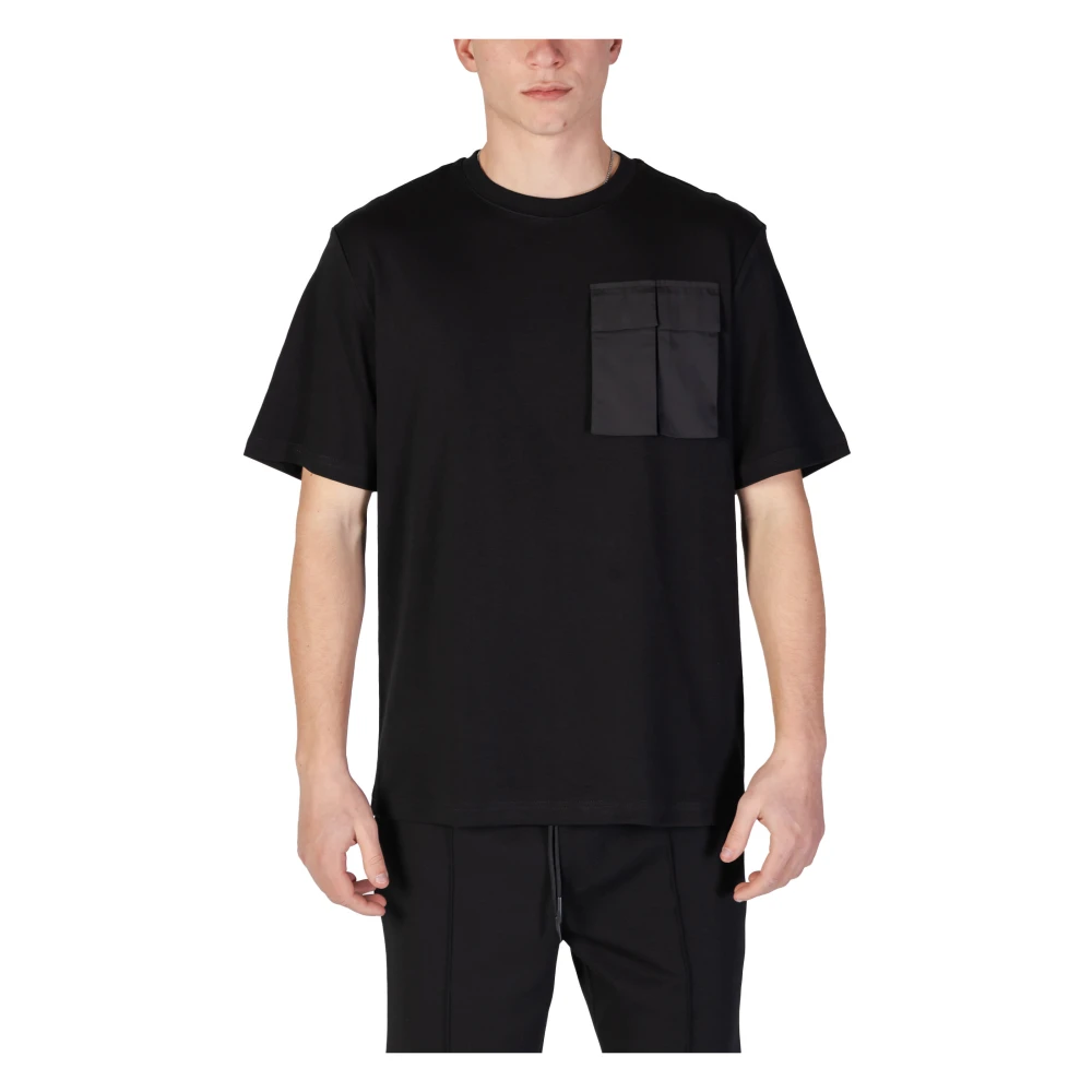 Antony Morato Zwart Katoenen Ronde Hals T-Shirt Black Heren