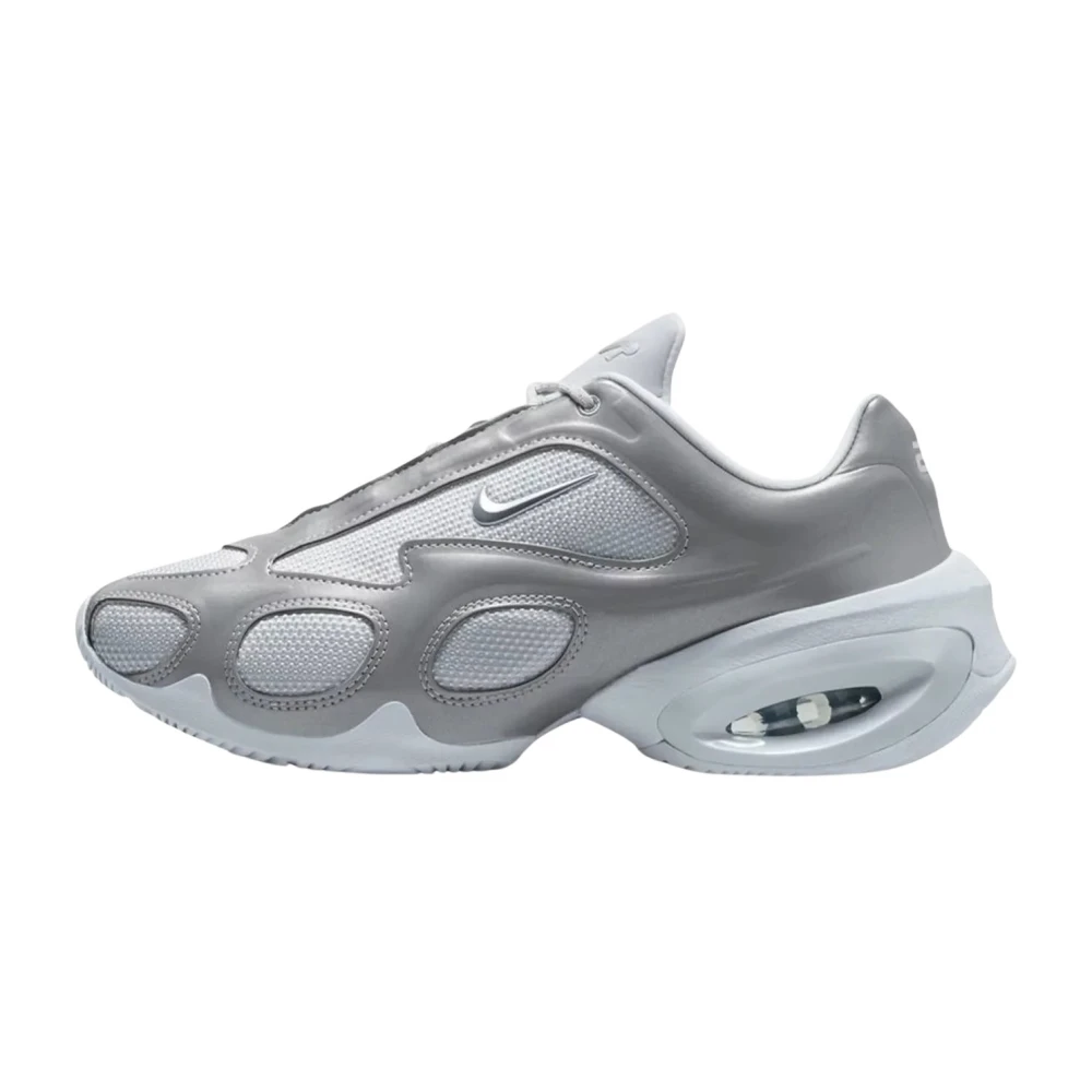 Nike Gray Trainers, Female, 5 Uk, Air Max Muse Reflective Low Top Trainers