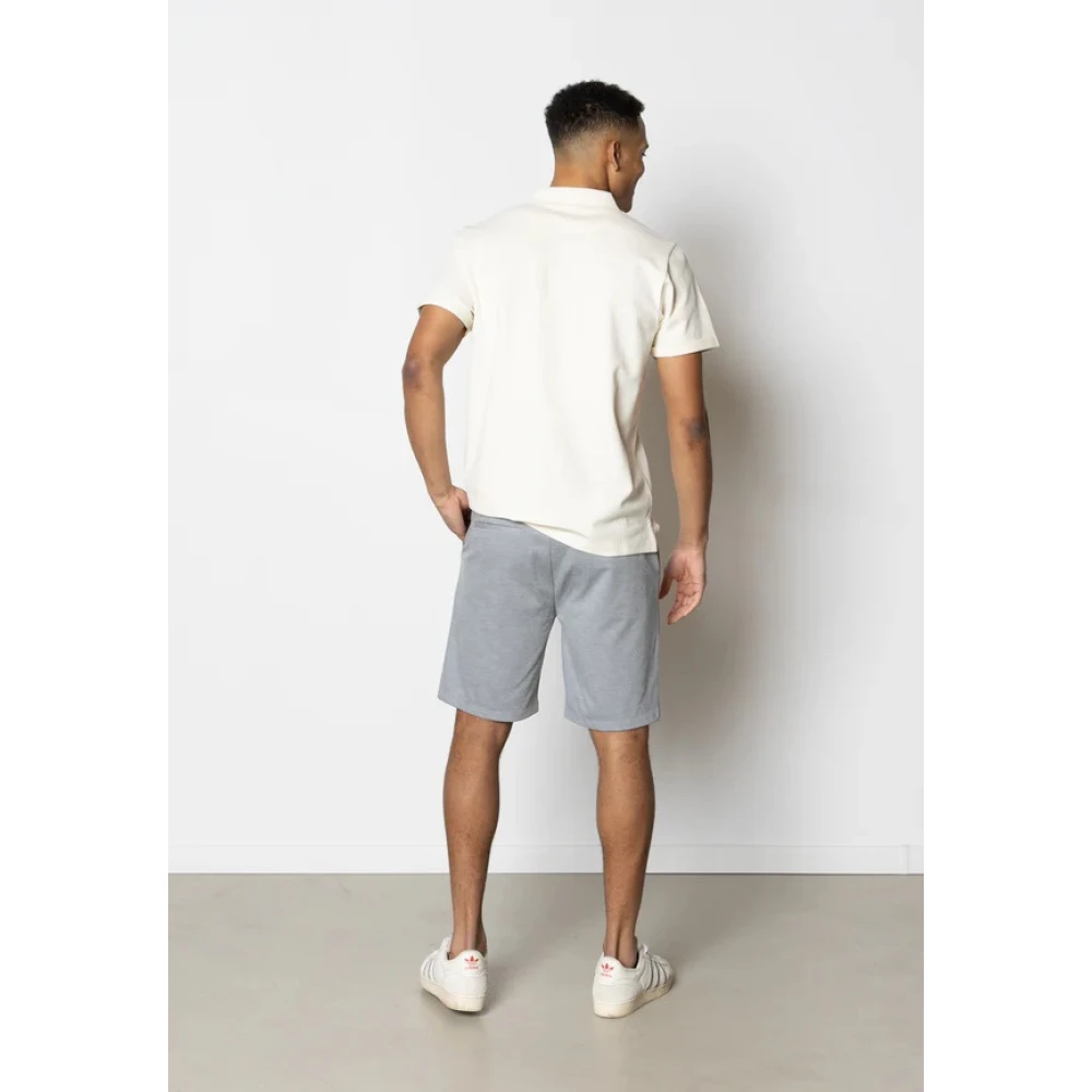 Clean Cut Jersey Shorts voor Mannen Gray Heren