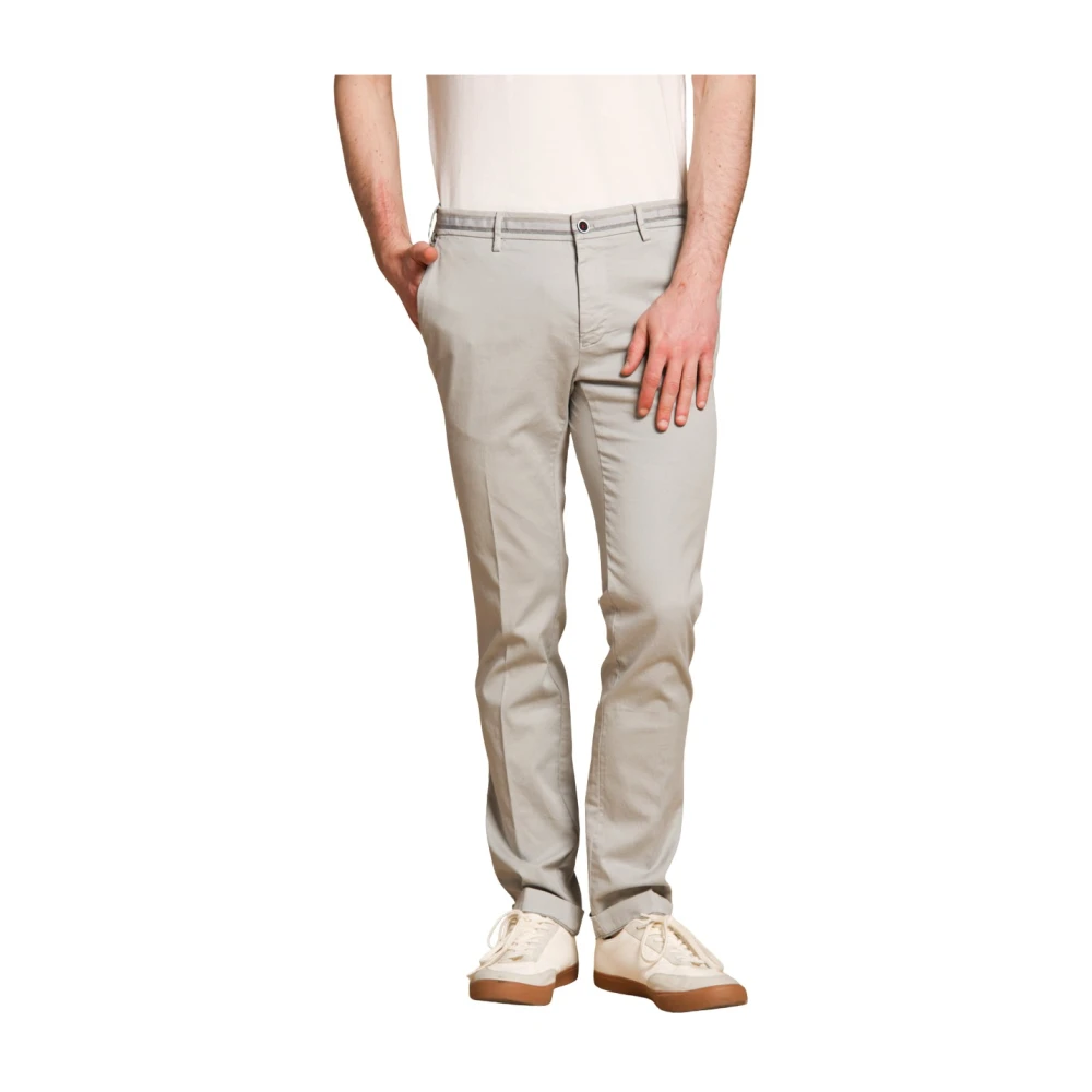 Mason's, Byxor, Herr, L, Bomull, Sommar Herr Chino Byxor i Bomull Twill