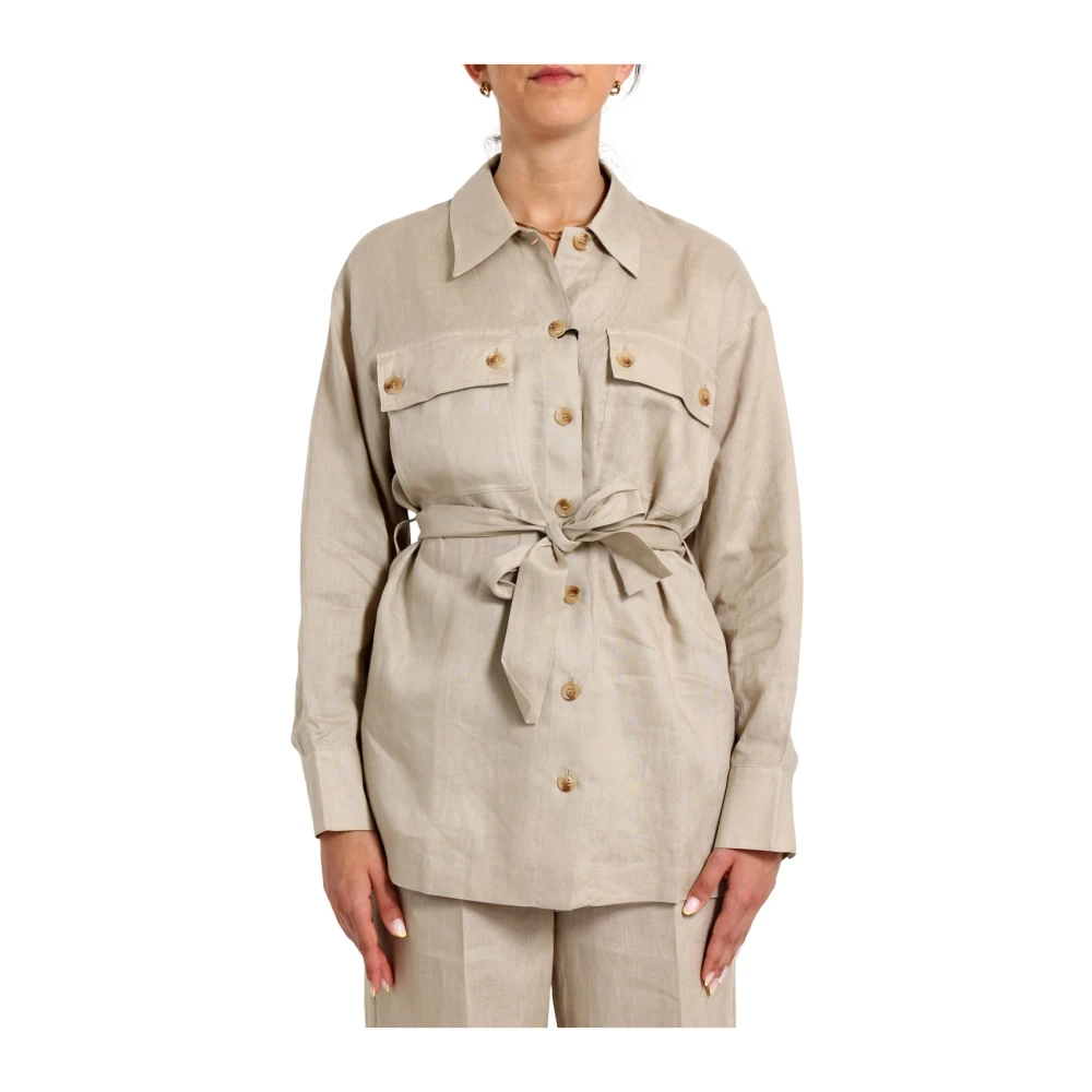 Pennyblack Mujer Beige Blusas Y Camisas, Talla: Xs