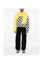 pull-a-capuche-jaune-a-carreaux-multicolores