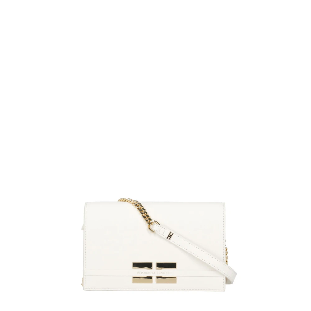 Elisabetta Franchi Women's Beige Cross Body Bags, One Size, Shoulder Bag