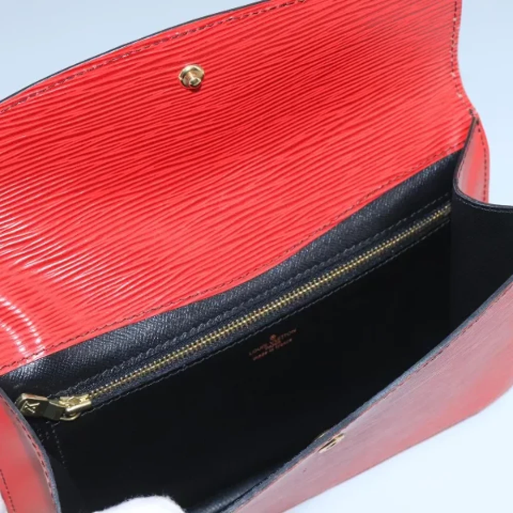 Louis Vuitton Vintage Pre-owned Leather clutches Red Dames