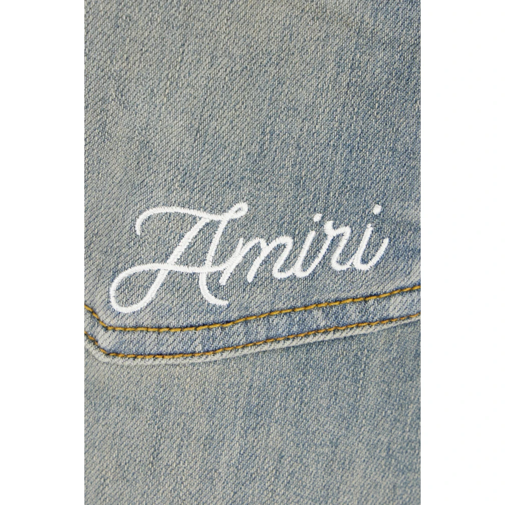 Amiri 3D Bones Skinny Jean Blue Heren