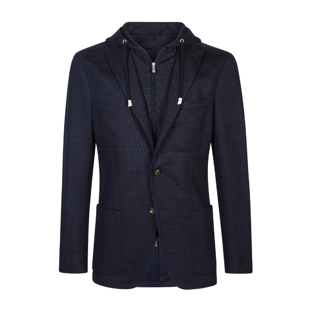 Eleventy Hombre Azul Chaquetas, Talla: 4XL