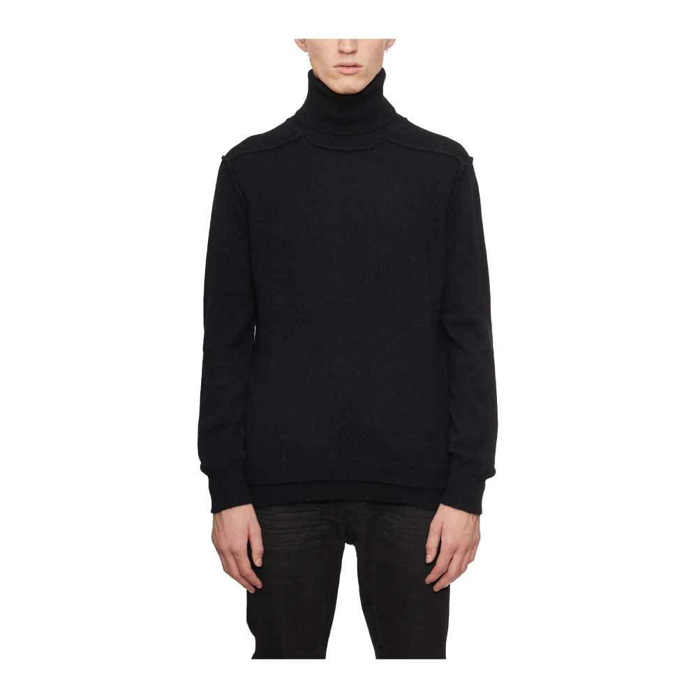 Isabel Benenato Alpaca Coltrui Black Heren