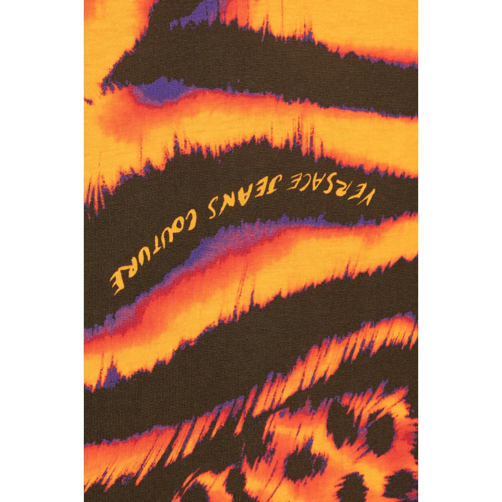 Versace Jeans Couture T-shirt met print Orange Heren