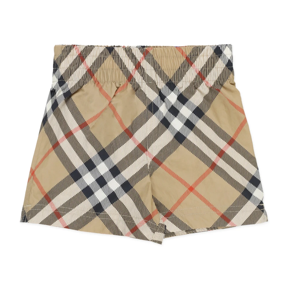 Burberry Spädbarn Flicka Shorts med Rutigt Mönster Beige, Flicka