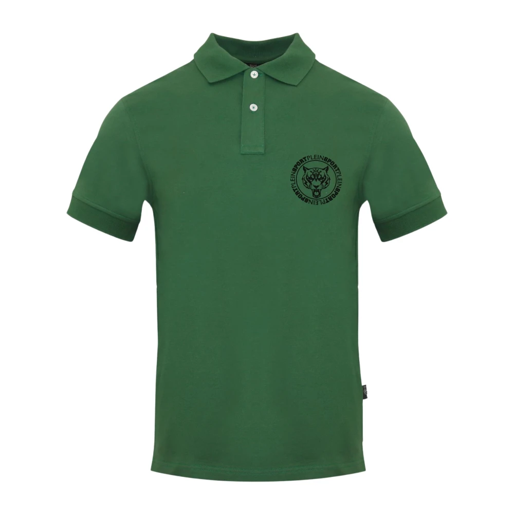 Plein Sport Polo Shirts Green Heren