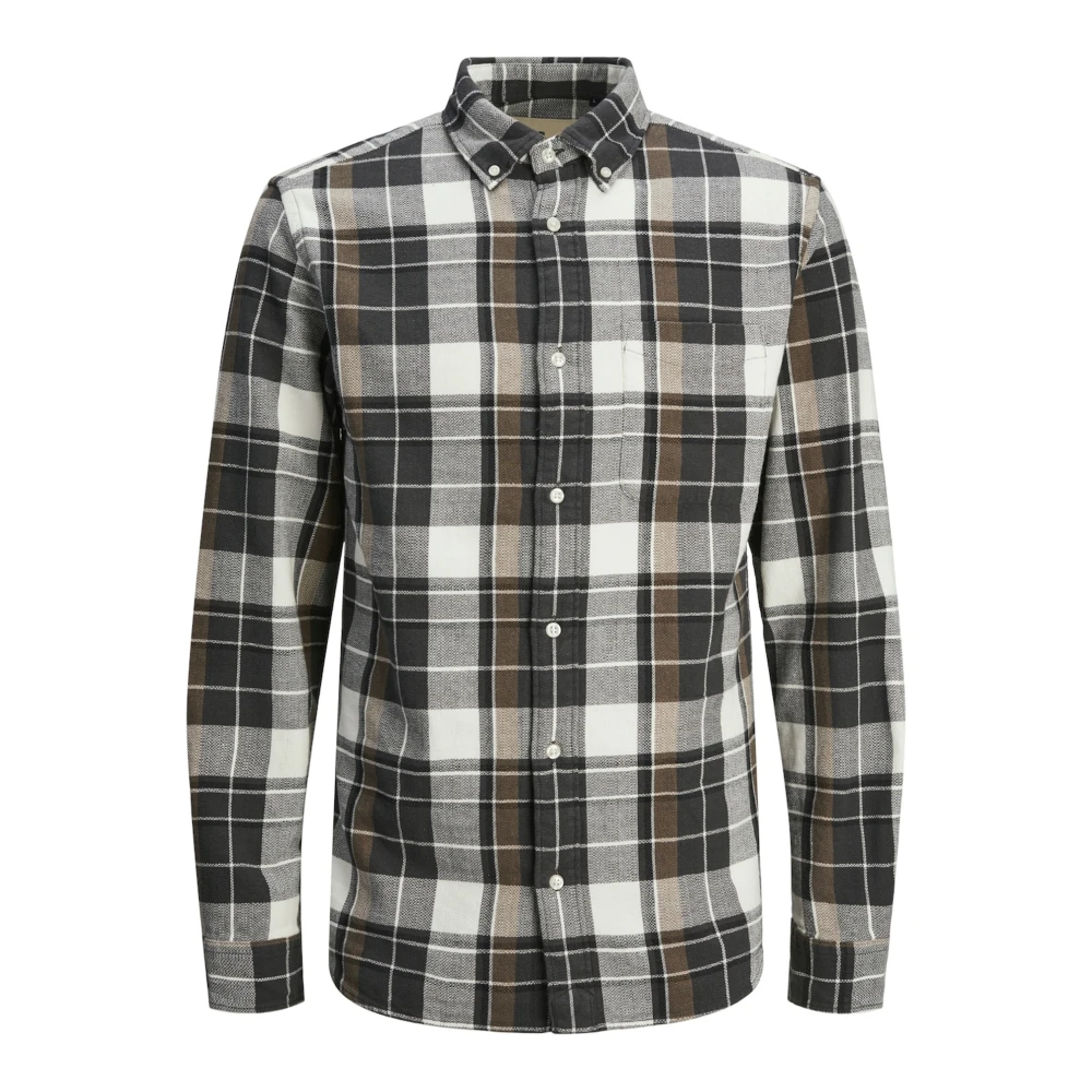 jack & jones Shirt met Geometrisch Patroon Lange Mouwen Multicolor Heren