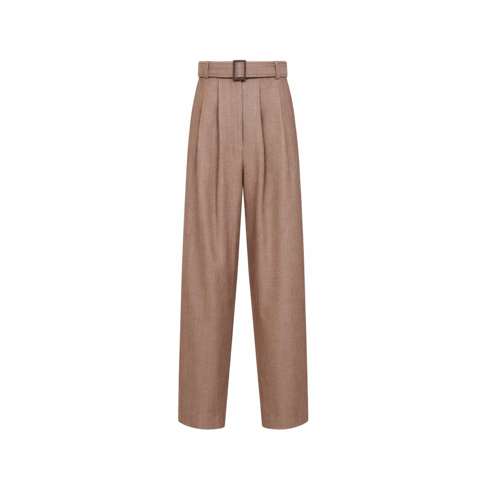 Batakovic Belgrade Brown Wide Trousers, Female, M, Portofino Trousers