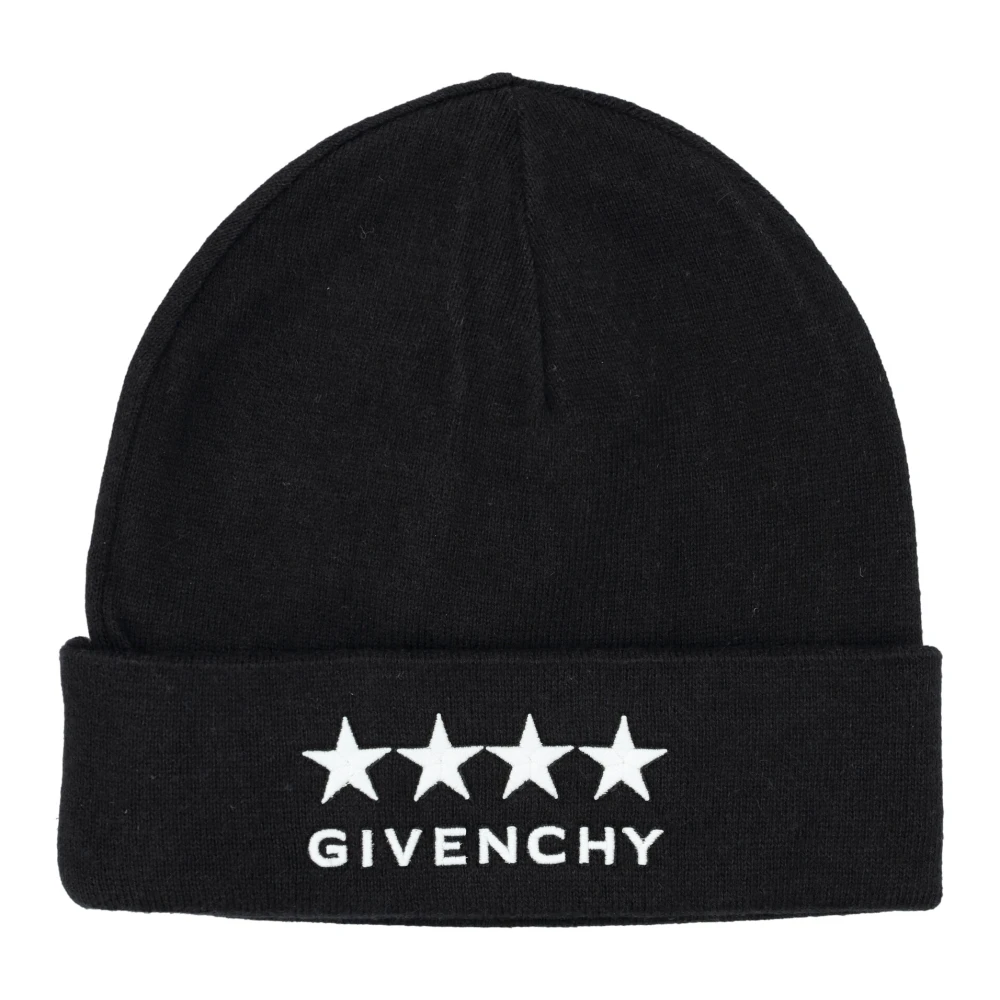 Givenchy Ster Beanie Zwart Hoed Pet Black Heren