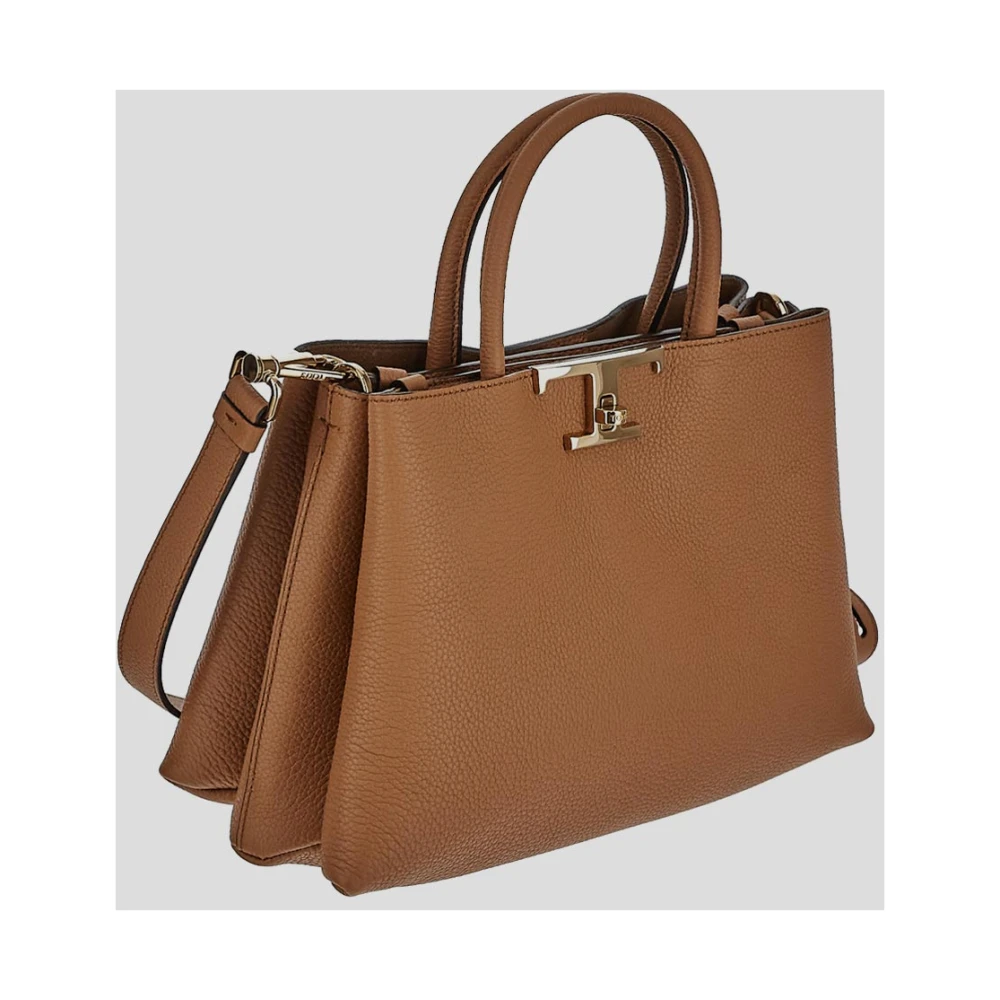 TOD'S Tijdloze Leren Tas Brown Dames