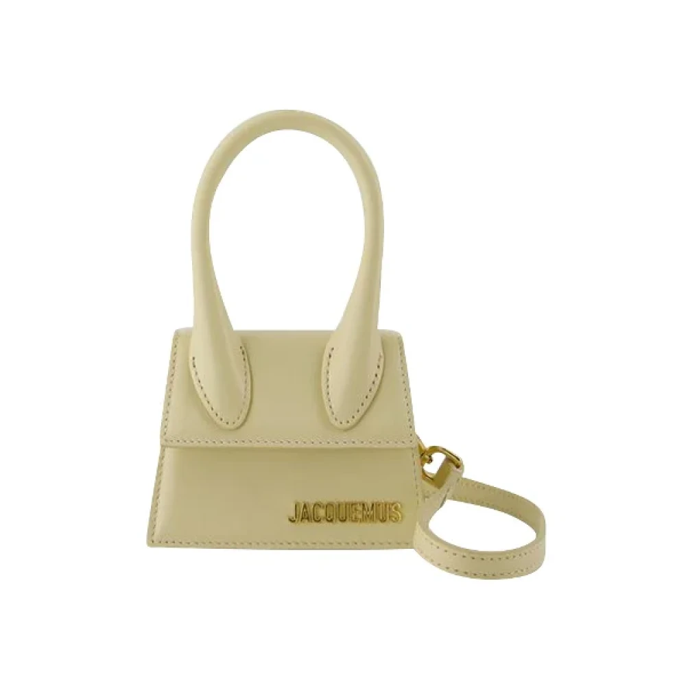 Jacquemus Pre-owned Leather crossbody-bags Beige Dames