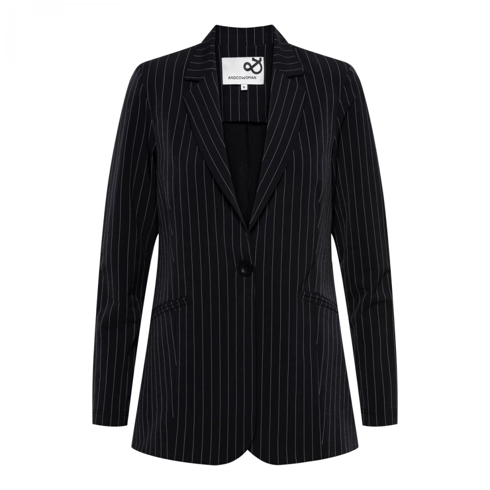 &Co Woman Blazer Heren Bruin Black Dames