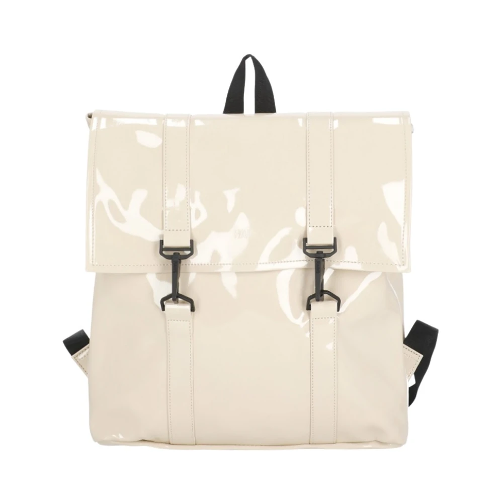 Rains Vrouw Beige Tassen Dames, One Size, Backpacks