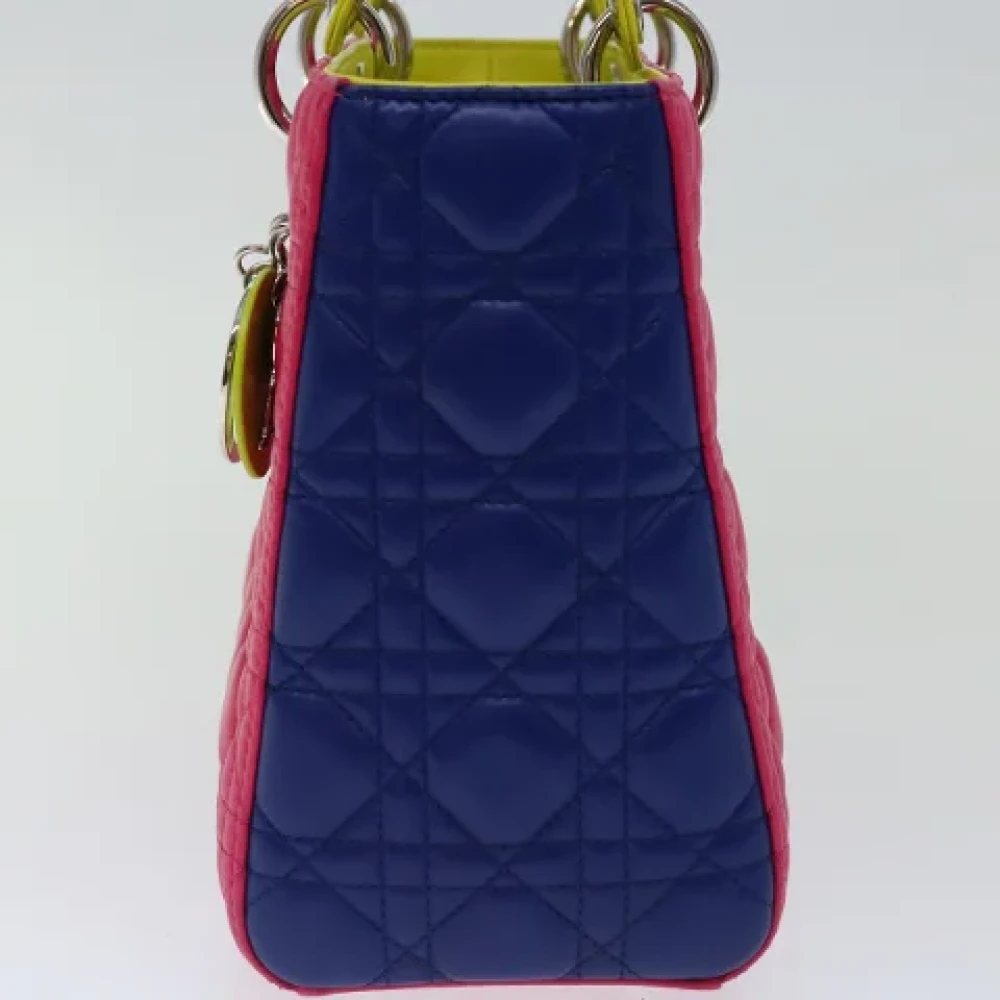 Dior Vintage Pre-owned Leather dior-bags Pink Dames