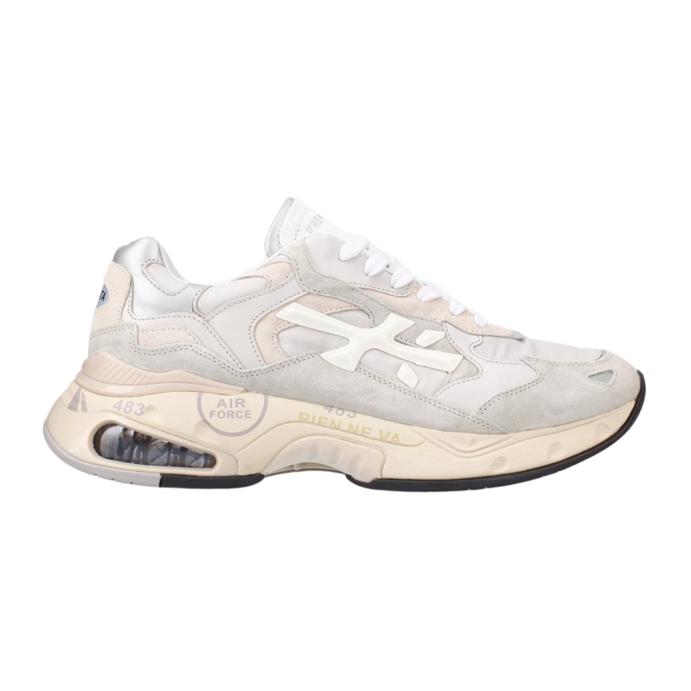 Premiata Men's Gray Sneakers,, Sharky 360 Size 11 Uk