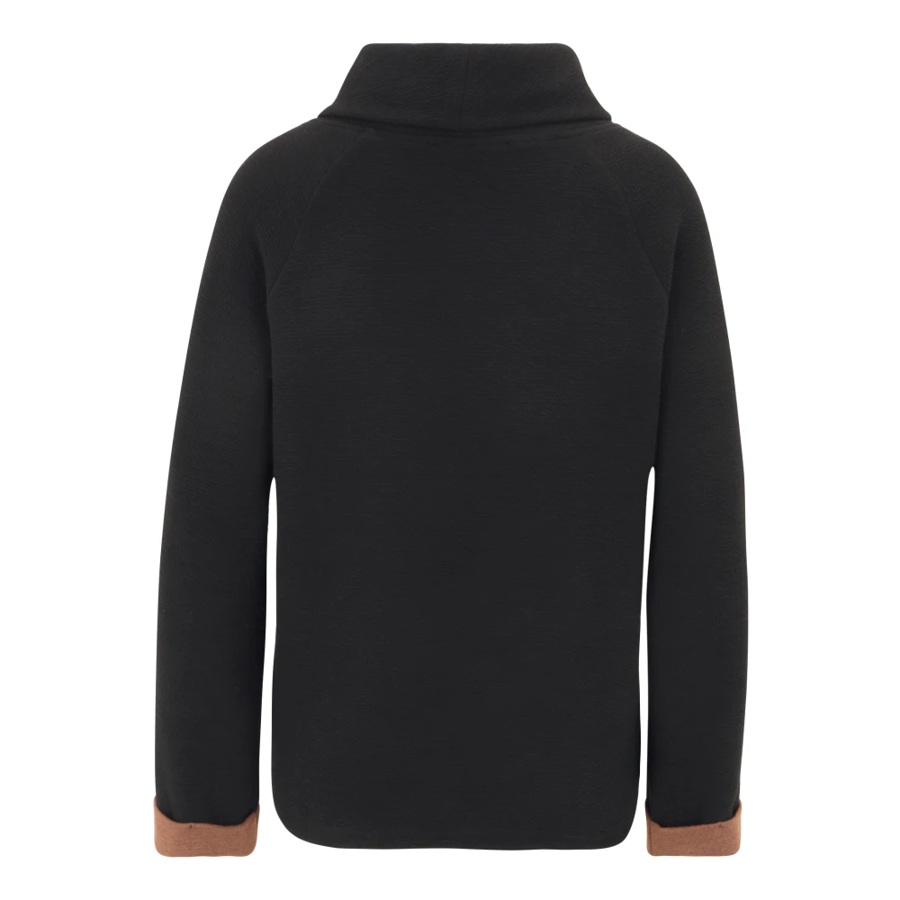Betty Barclay Glitter Turtleneck Sweatshirt Black Dames