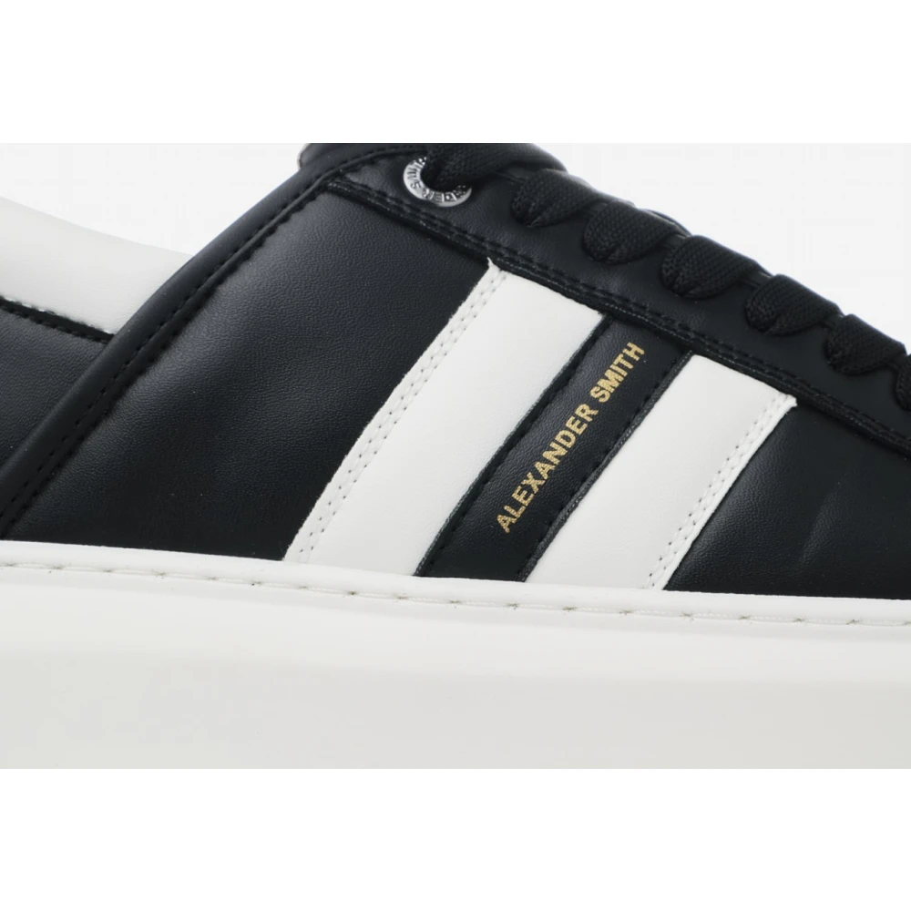 Alexander Smith Eco-Wembley Zwart Wit Sneakers Black Heren