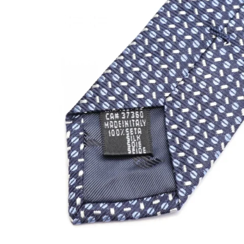Armani Pre-owned Silk home-office Blue Heren