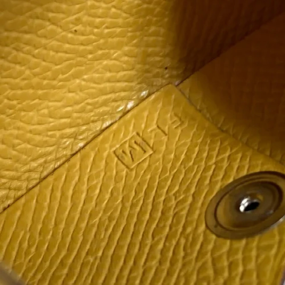 Hermès Vintage Pre-owned Leather home-office Yellow Dames