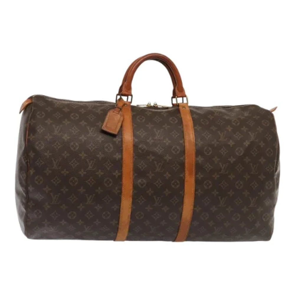 Louis Vuitton Vintage Pre-owned Canvas travel-bags Brown Dames