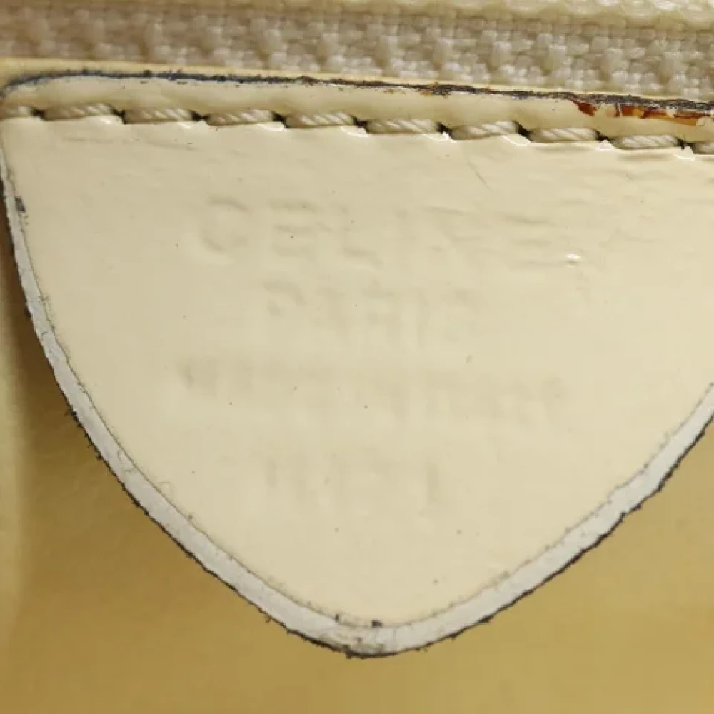 Celine Vintage Pre-owned Leather celine-bags Beige Dames