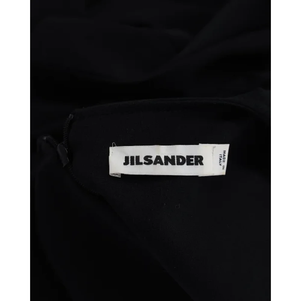 Jil Sander Pre-owned Viscose dresses Black Dames