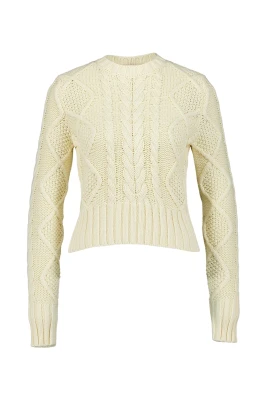 Kräm Cable Knit Tröja