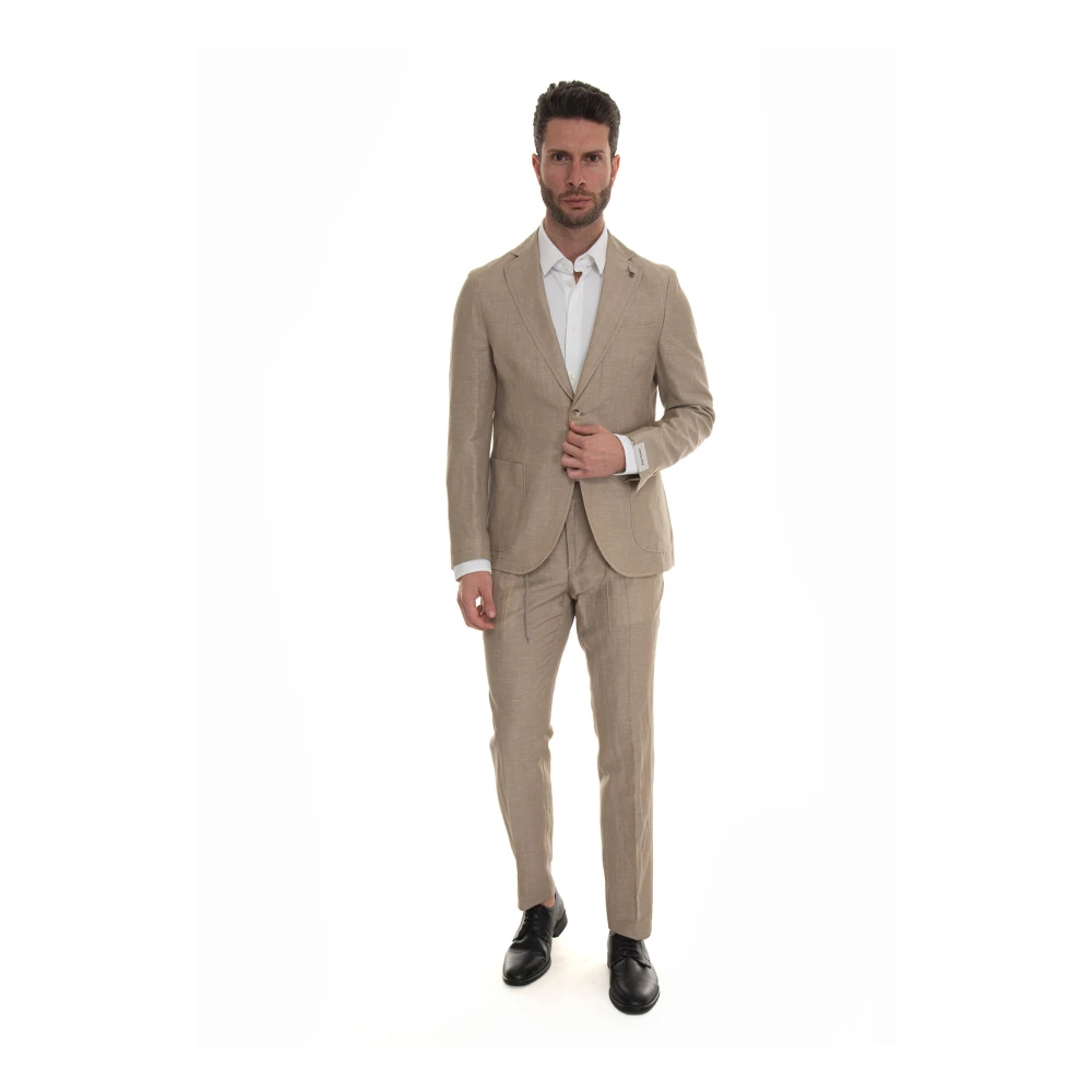 Suits > Suit Sets > Single Breasted Suits - - Paoloni - Modalova