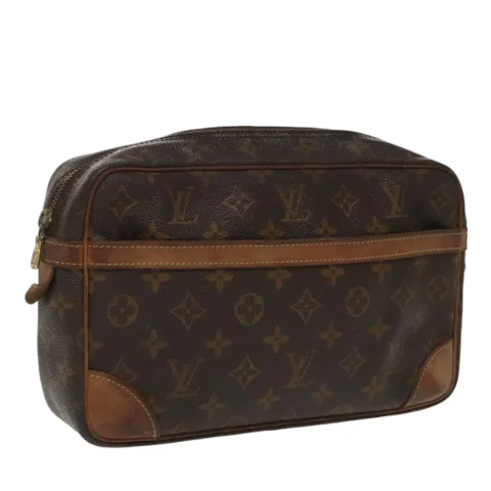 Louis Vuitton Vintage Pre-owned Canvas clutches Brown Dames