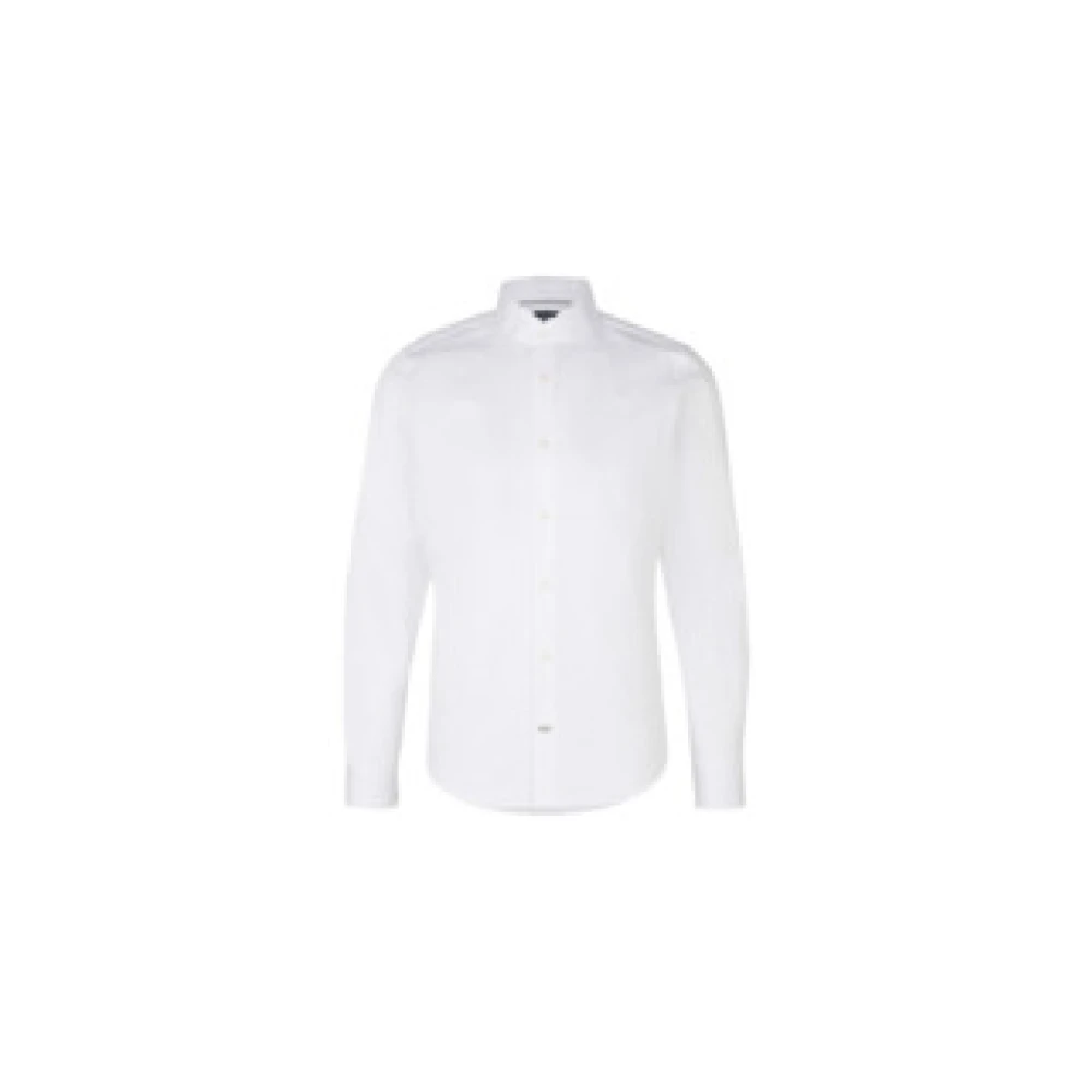 Joop! Ronde Hals Lange Mouw Shirt White Heren