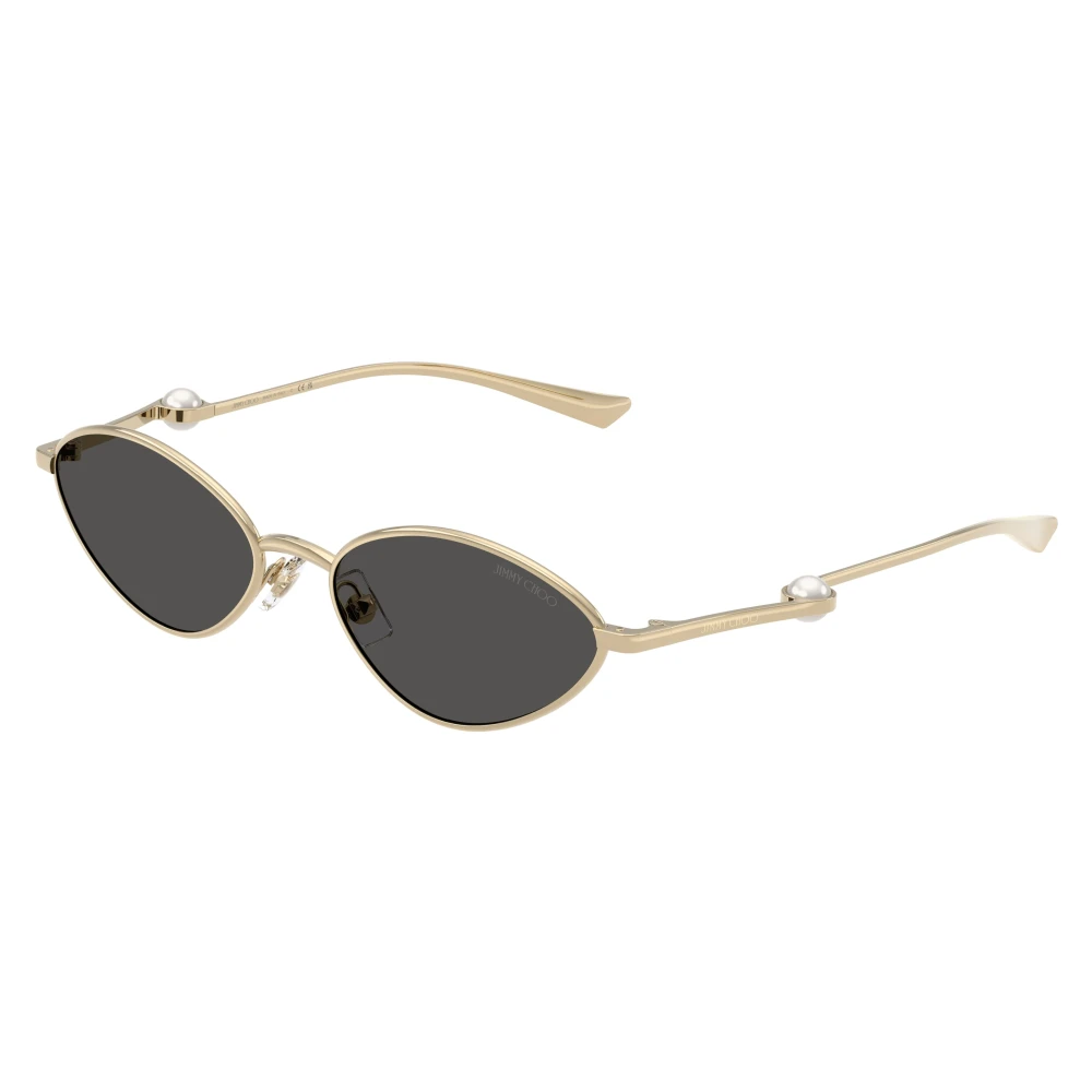 Jimmy Choo Grey Woman Jc4033h 300687 Sunglasses Metal Gold Geometric Normal - Image 2