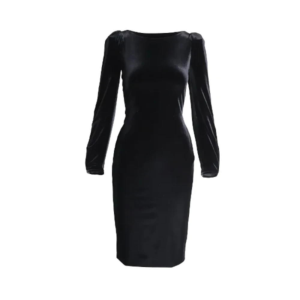 Armani Pre-owned Velvet dresses Black Dames