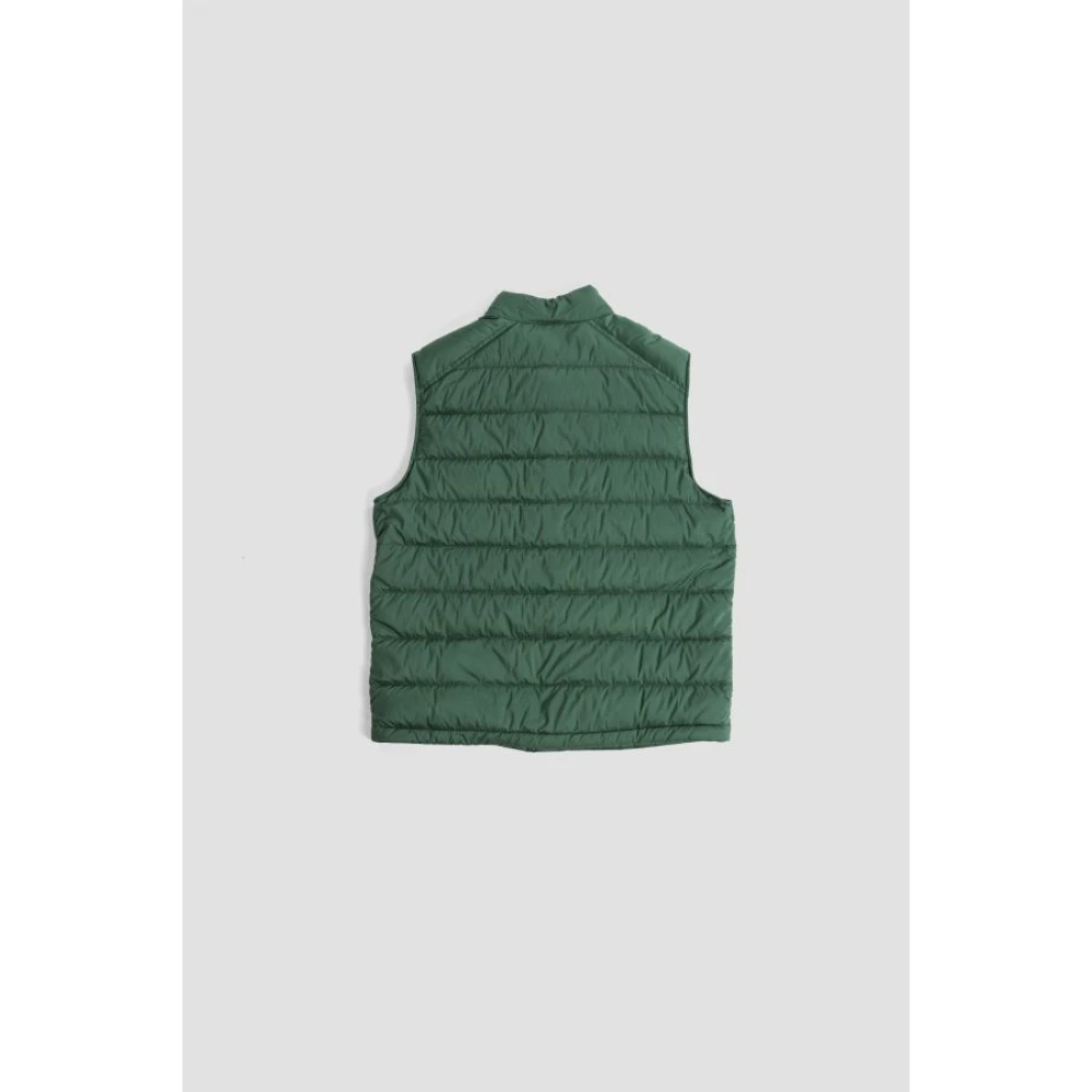 Moncler Emerald Groene Mouwloze Donsjas Green Heren