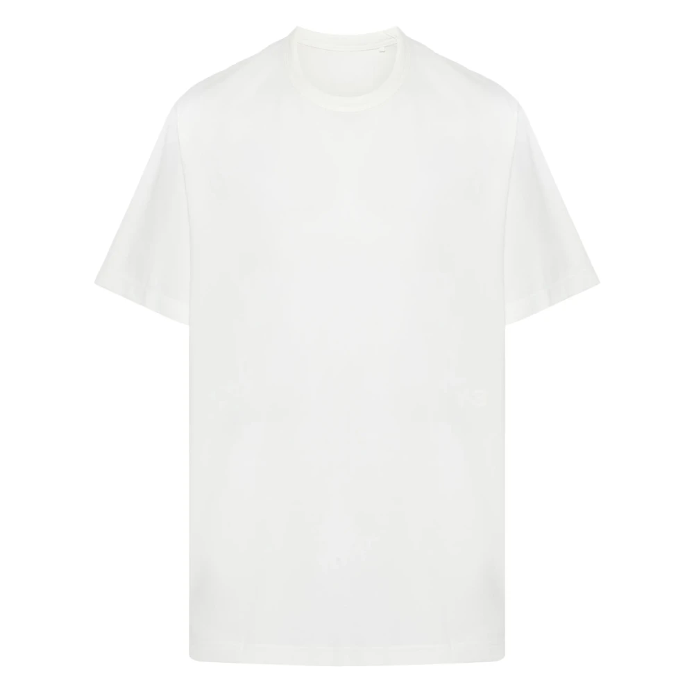 Y-3 Premium T-shirt met korte mouwen in Off White Heren