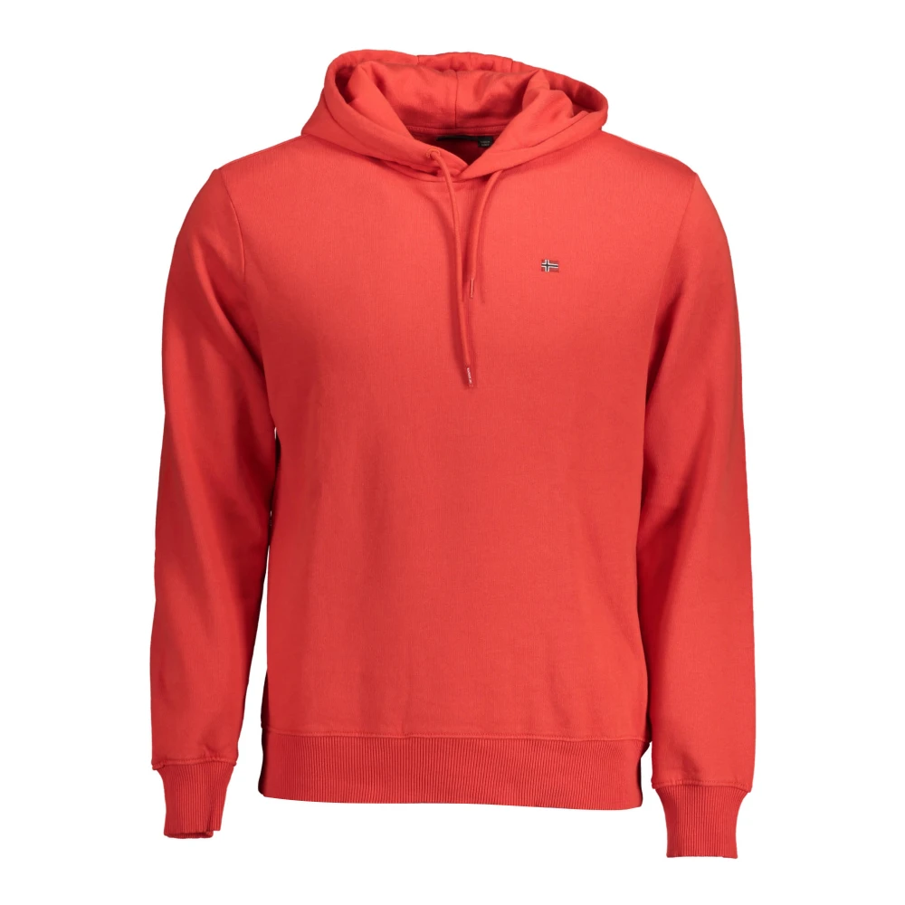 Napapijri Men's Red Hoodies, 2XL, Clothing