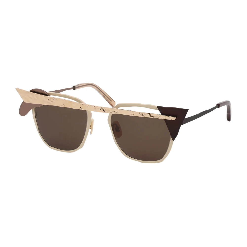Masahiromaruyama Women's Brown Sunglasses, 51 Mm, Mm-0093 Sunglasses